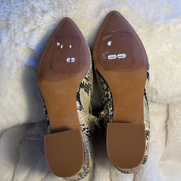 Cole Haan Eva Bootie Leather Embossed Snakeskin - Picture 16 of 17